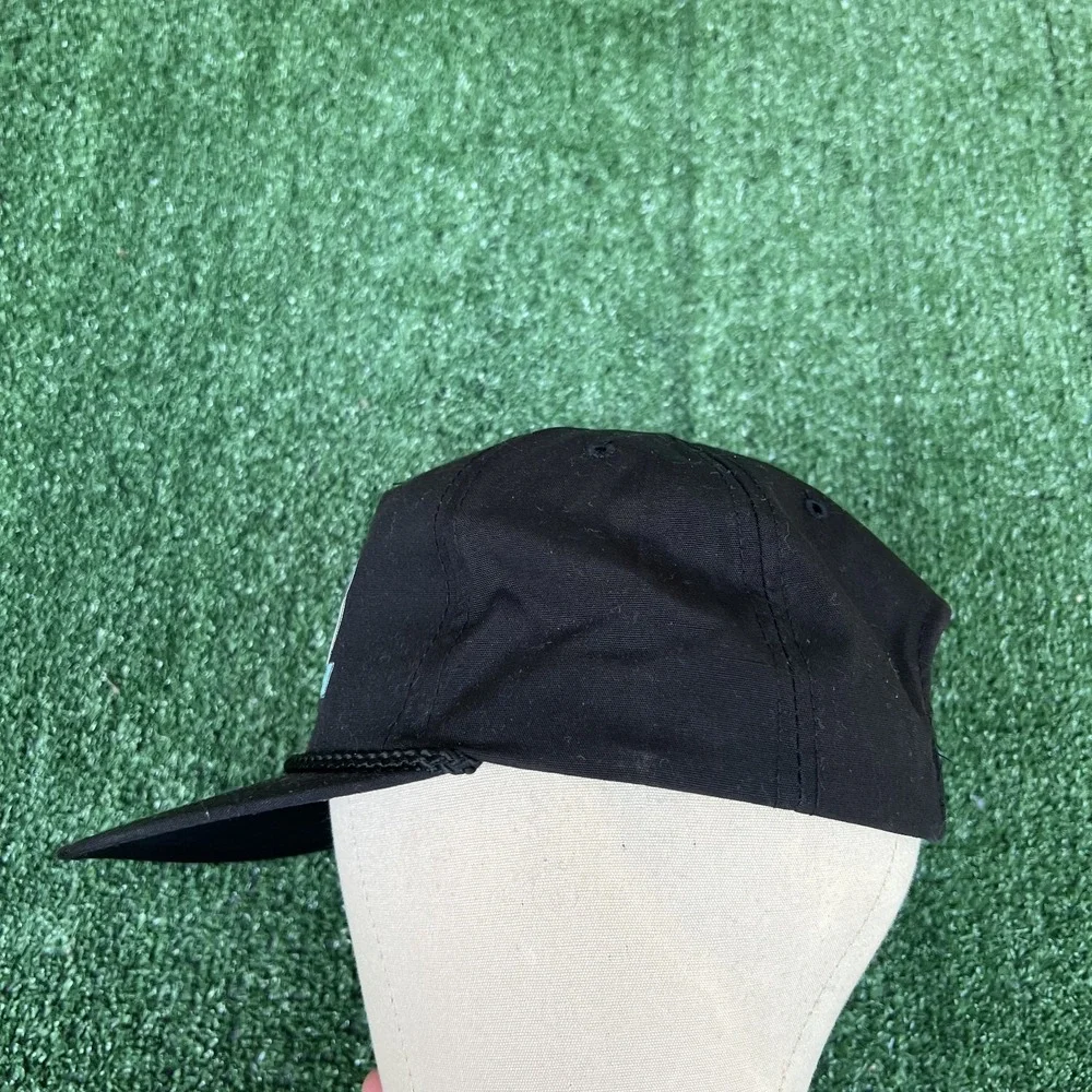 VTG Huntington Blizzard Hat Adult Black ECHL Hockey‎ Snapback Rope Trucker 90s